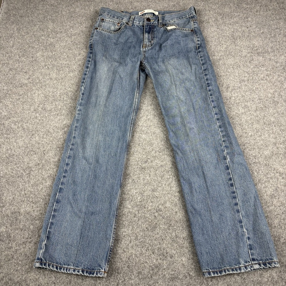 Levi's 550 Jeans Women's 16 Reg (28x28) Relaxed Fit‎ Medium Wash Blue Denim Y2K